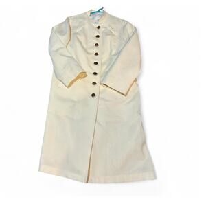 Vtg Misty Harbor 1970s Buoy Cloth Trench Coat Size 16 Beige ZePel Rain Repellent